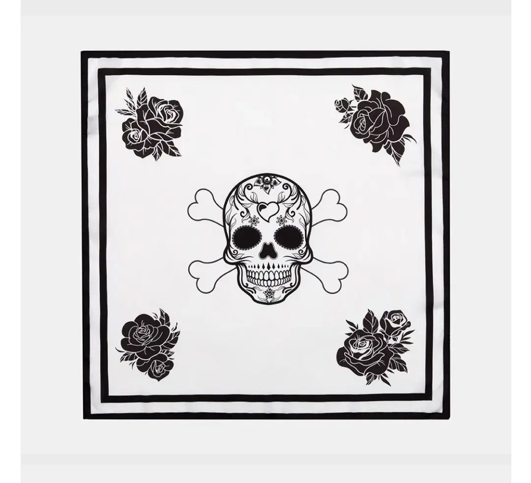 ROSE SKELETON SCARF BLACK 스카프